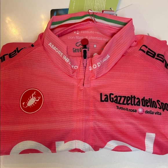 Castelli Pink Cycling Jersey - Picture 9 of 9